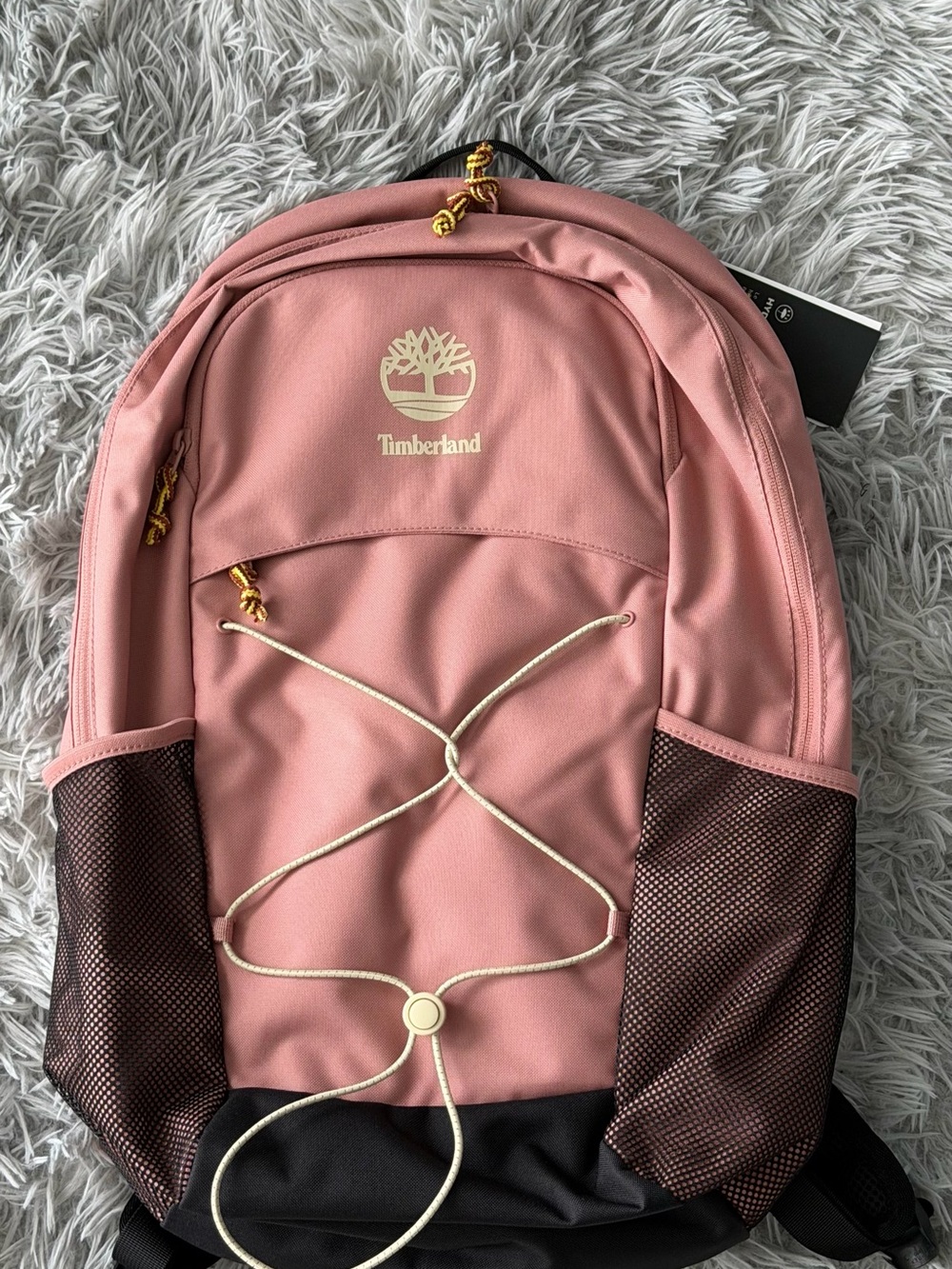 Timberland Rose Pink Daypack with Contrast Panels